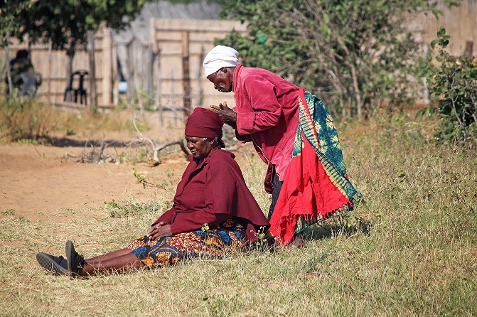 Community leader participating in DeveloAid conflict resolution program